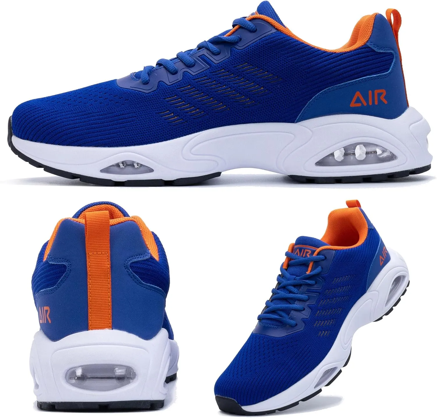 JARLIF Men's Running Shoes Athletic Cushioned Tennis Shoes Comfortable Supportive Sport Gym Jogging Sneaker