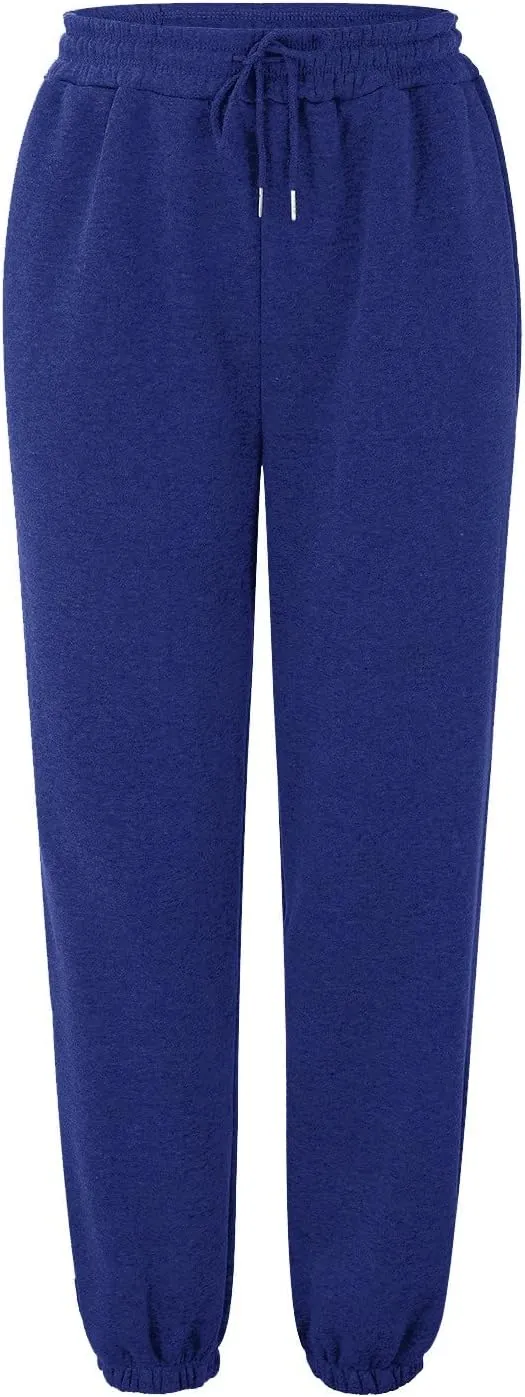 JOFOW 2024 Cinch Bottom Sweatpants Womens Sweatpants Sport Workout Active Baggy Lounge Trousers Workout Sweatpants Women