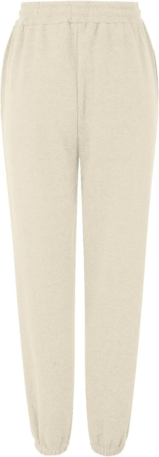 JOFOW 2024 Cinch Bottom Sweatpants Womens Sweatpants Sport Workout Active Baggy Lounge Trousers Workout Sweatpants Women