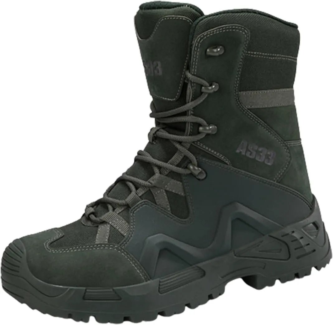 Kervaky Men's military tactical boots work boots desert boots durable boots hiking boots combat boots outdoor boots lightweight boots