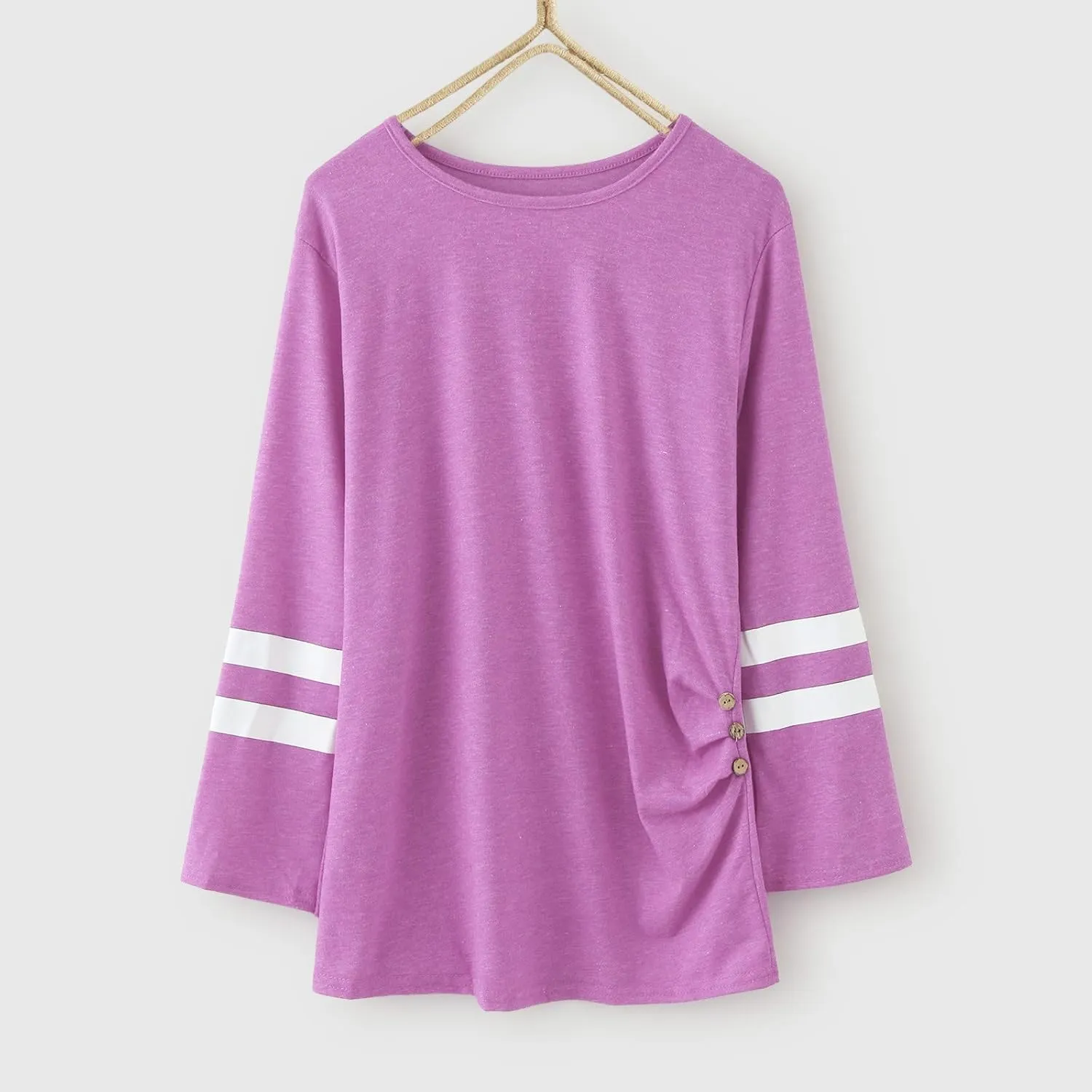 Kids Front Casual Tee Sleeve T-Shirt Long Blouse Knot Tops Girls Tunic Girls Tops Light Up High Tops Girls