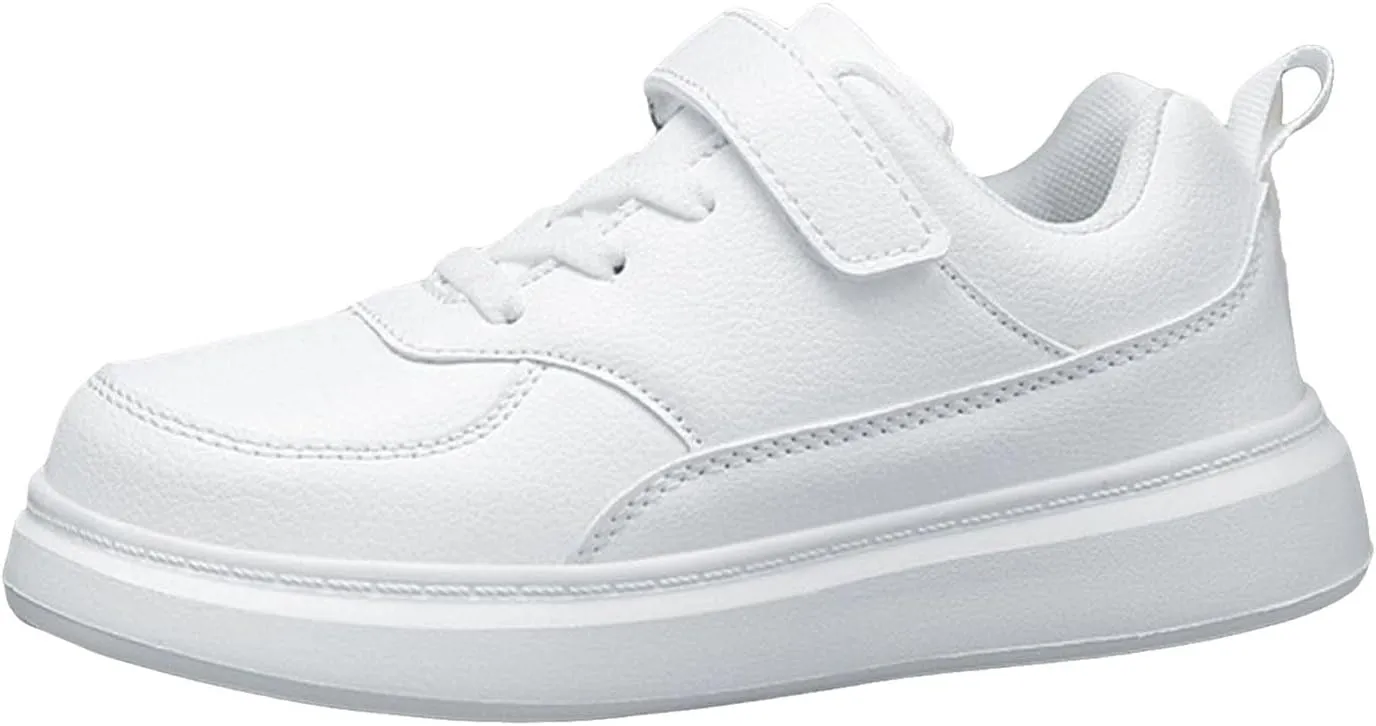 Kids Sneakers Boys Athletic Running Shoes Girls Lightweight Athletic Walking Jogging Sport Shoes Lace Up Sneakers