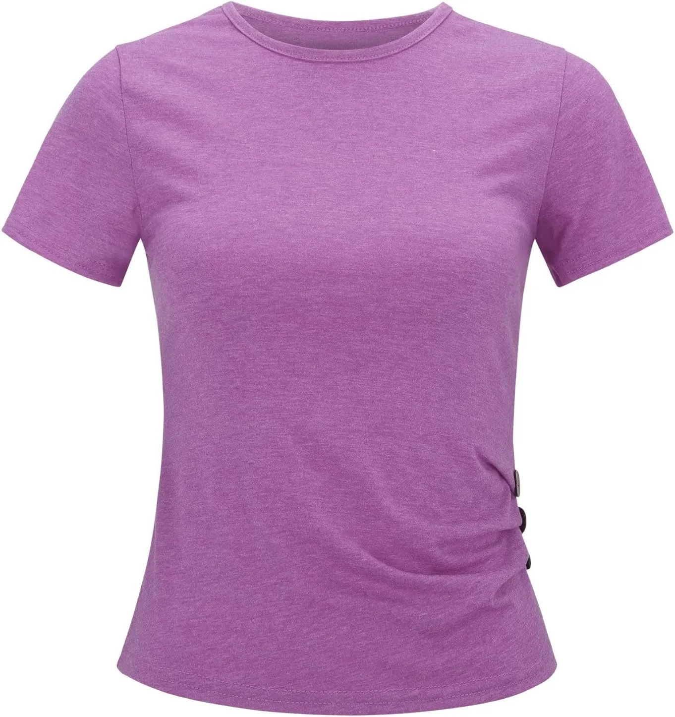 Knot Tunic Button Short Girls Sleeve Tshirt Casual Tops Front Blouse Tee Kids Girls Tops Tops Toddler Girl