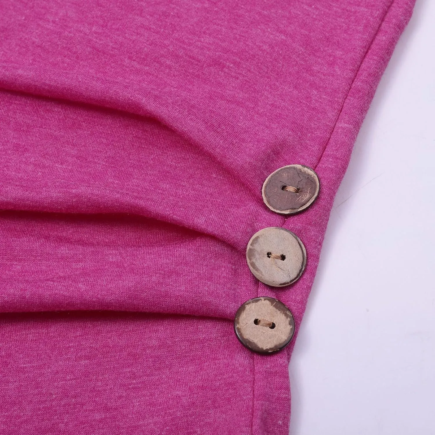 Knot Tunic Button Short Girls Sleeve Tshirt Casual Tops Front Blouse Tee Kids Girls Tops Tops Toddler Girl