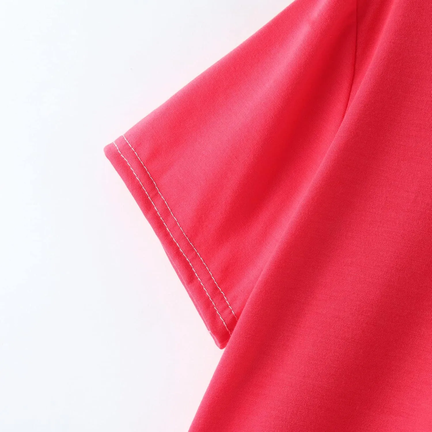 Knot Tunic Button Short Girls Sleeve Tshirt Casual Tops Front Blouse Tee Kids Girls Tops Women Tops