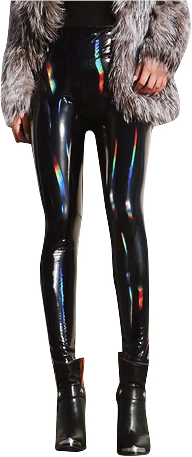 LCMTWX Butt Lifting Leggings for Women Leggings Christmas Pants Slim Long Elastic Pants Butt Lifting Leggings Thermal