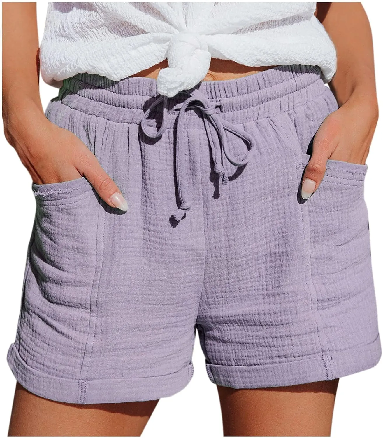 LCMTWX Golf Shorts Casual Pants High-Waist Sports Loose Shorts Casual Fashion Pants Golf Shorts Yoga Shorts for Women Women