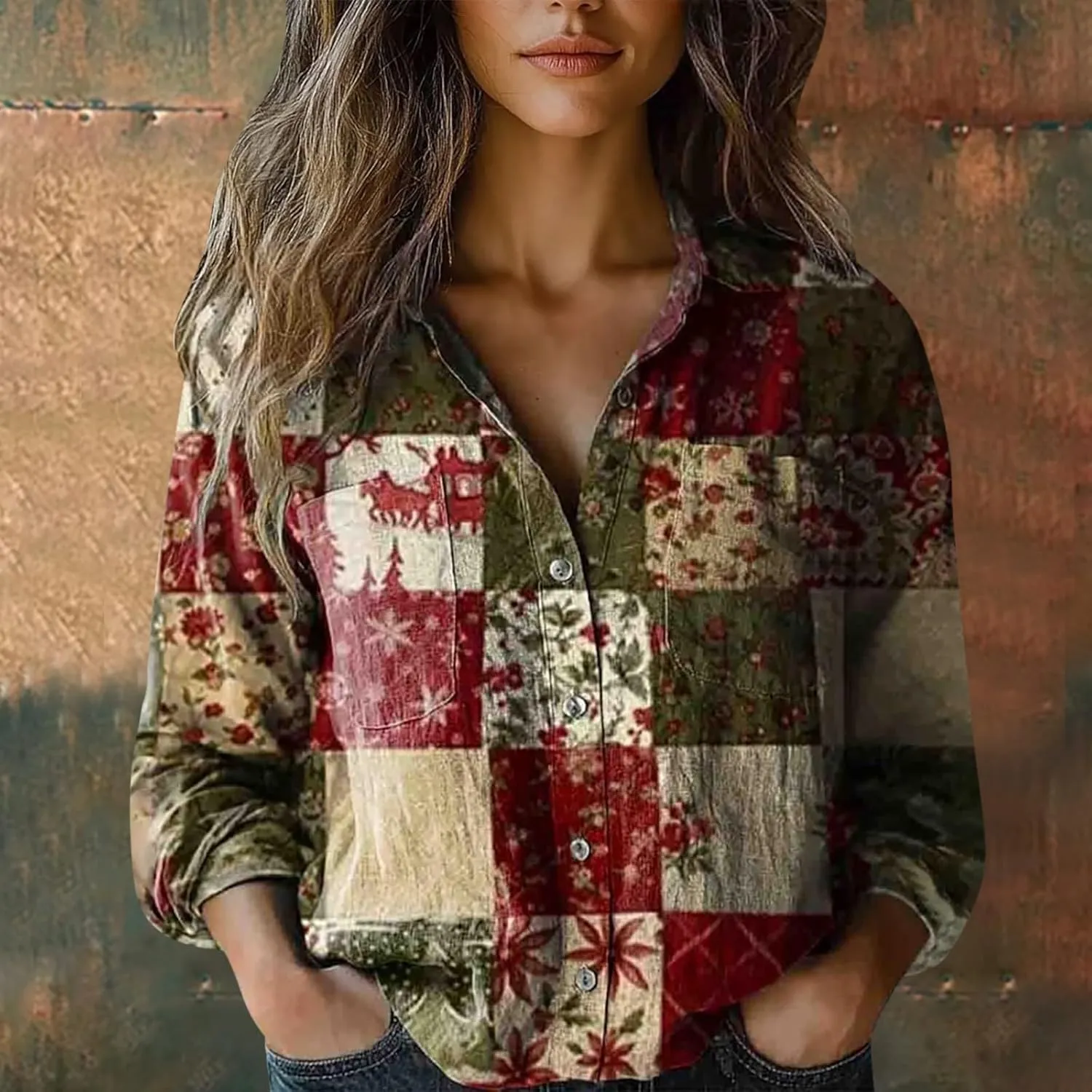 Linen Shirts for Women Fashion Down Shirts Casual Tops Long Sleeve Blouse Oversized Shirts for Women Oversized Shirt