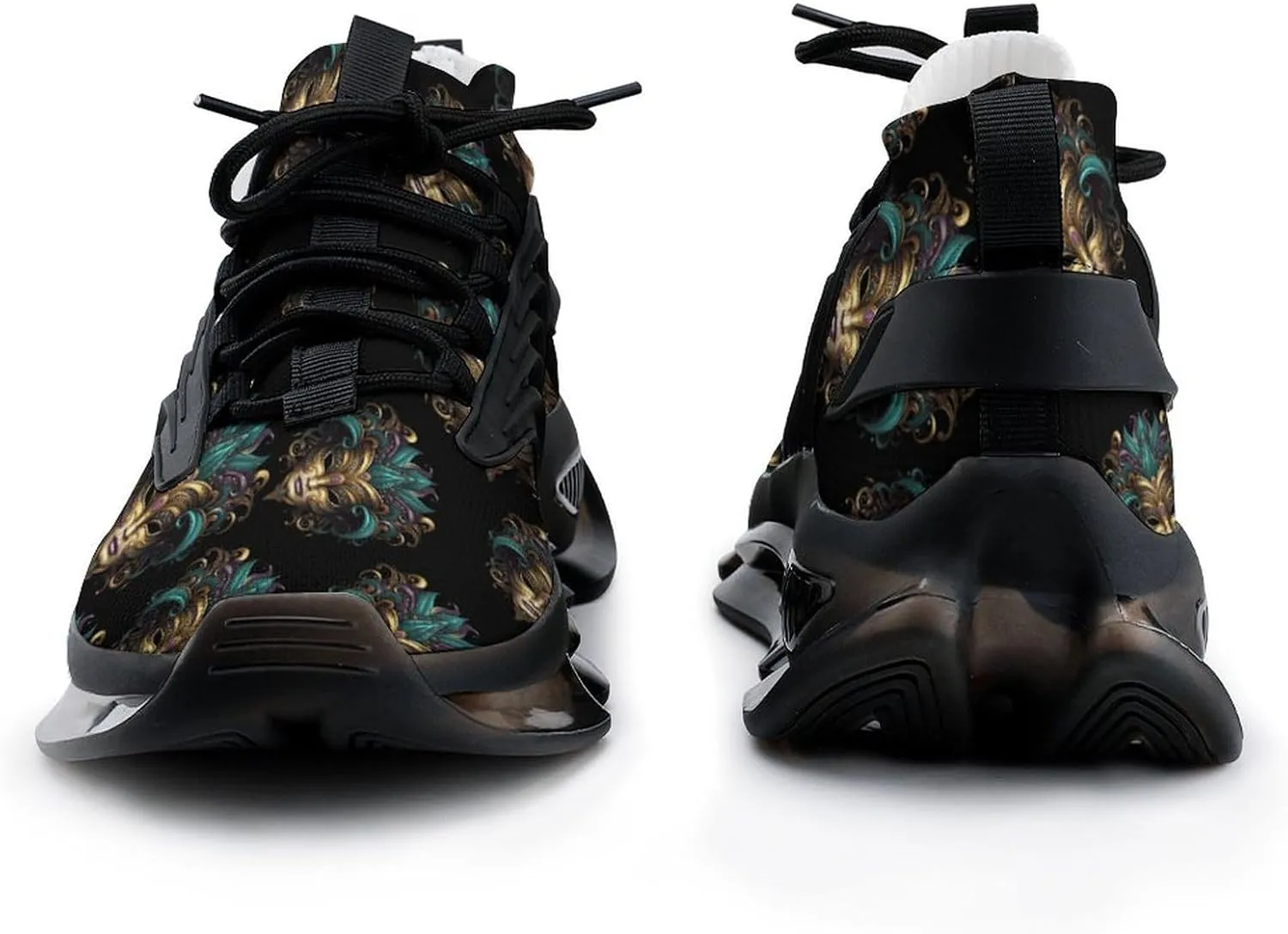 Mardi And Gras Mask Mens Sneakers Running Shoes Lightweight Athletic Shoes for Jogging Walking Gym