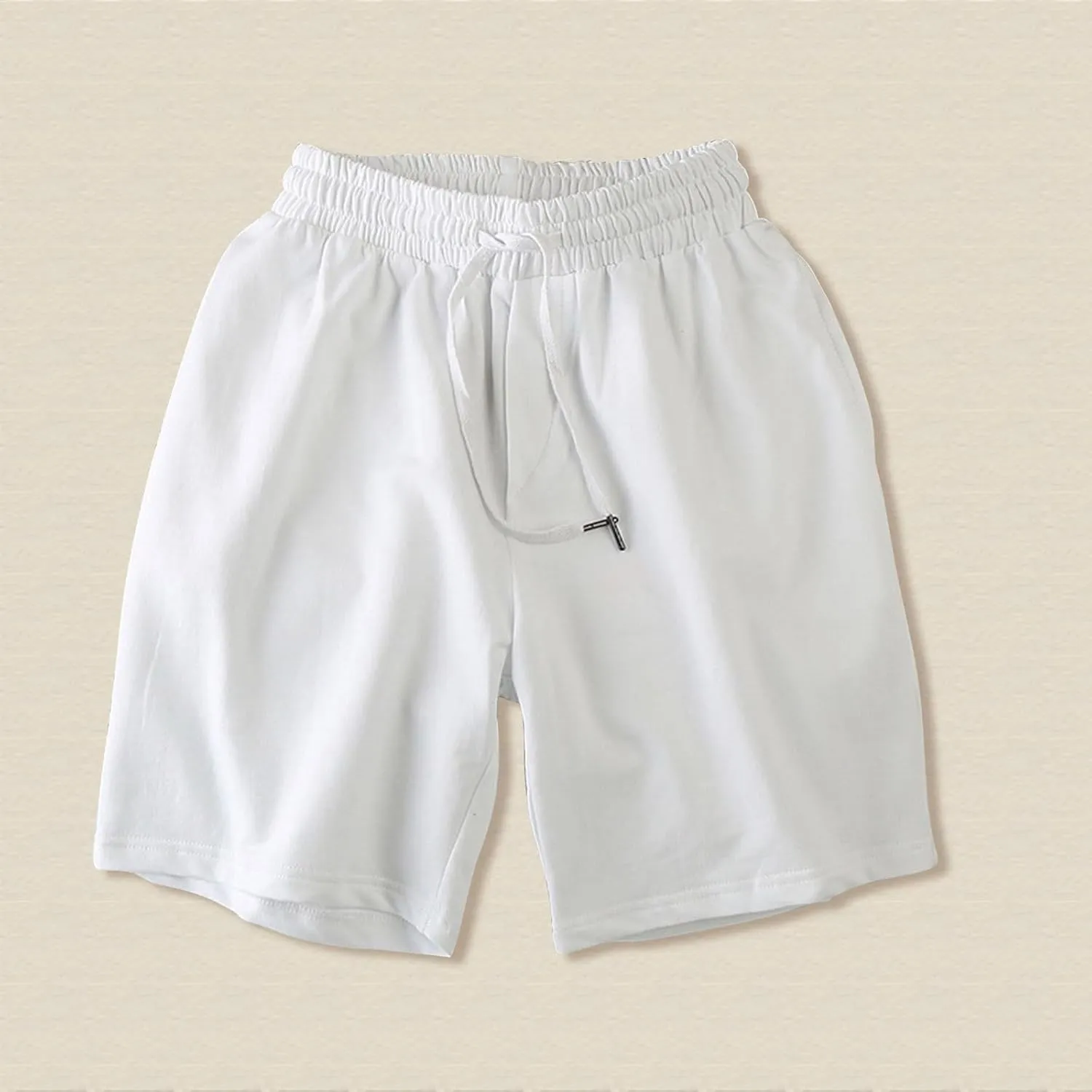 Men's 5 inch Inseam Shorts Pull-On Relaxed Fit Comfort Stretch Short Shorts with Pocket Drawstring Casual Shorts Beach Shorts