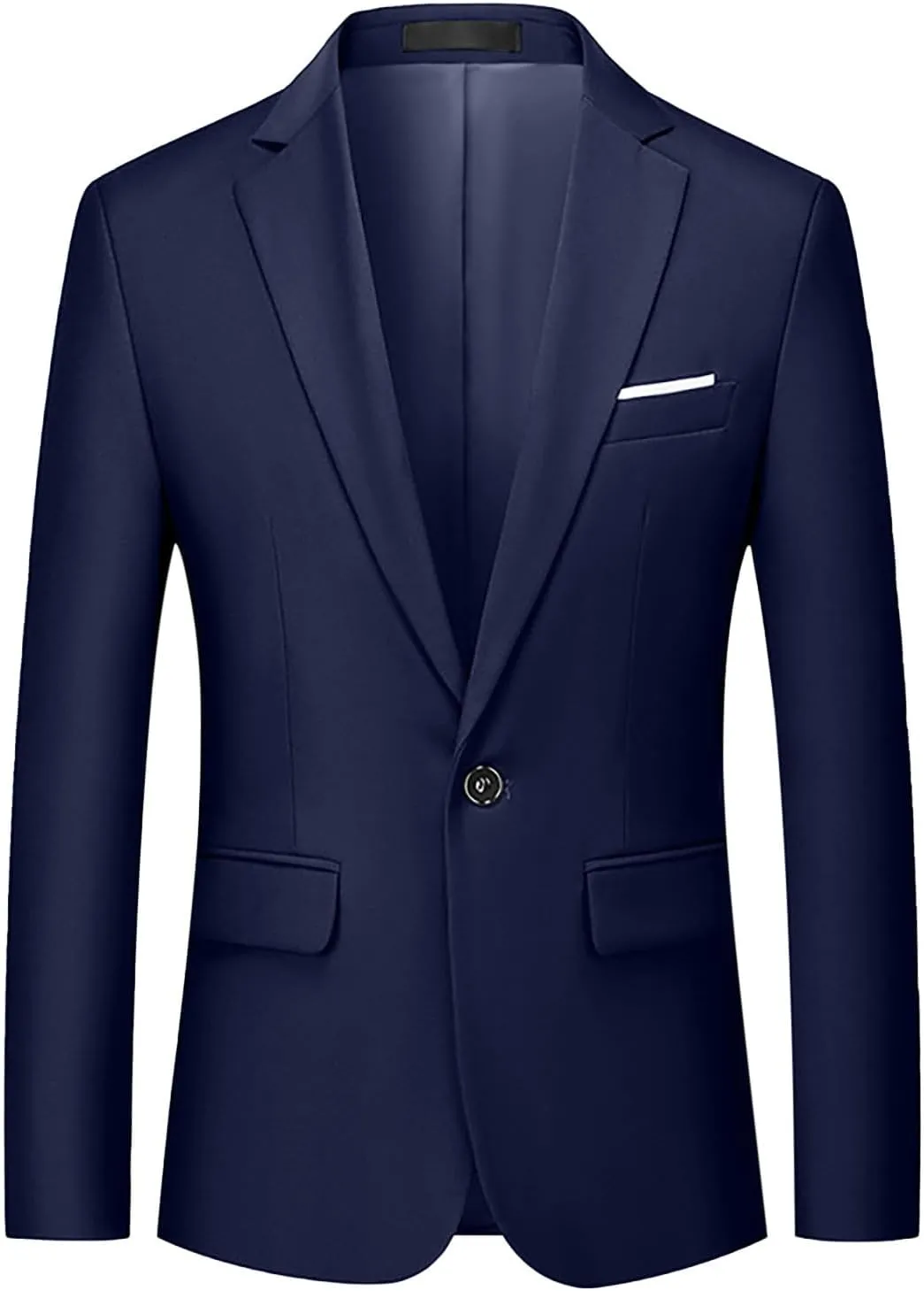 Men's Blazers Slim Fit Business Casual Men Suit Jackets One Button Sport Coat Travel Blazer Lightweight Suit Jacket