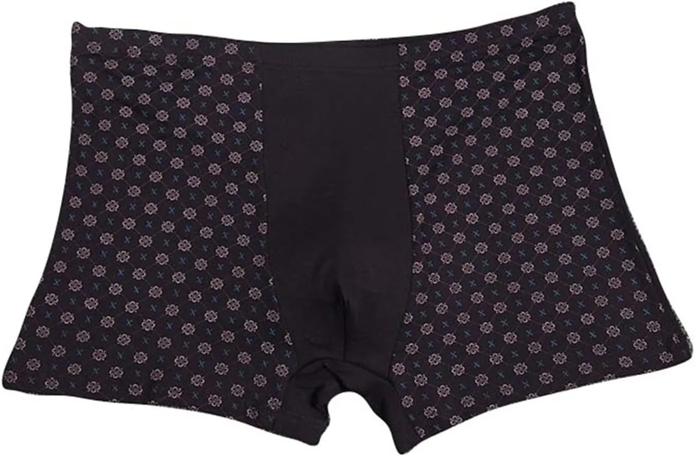 Men's Boxer Briefs Loose Fit Breathable Comfort Soft Underwear Plus Size Seamless Underwear Dot Print