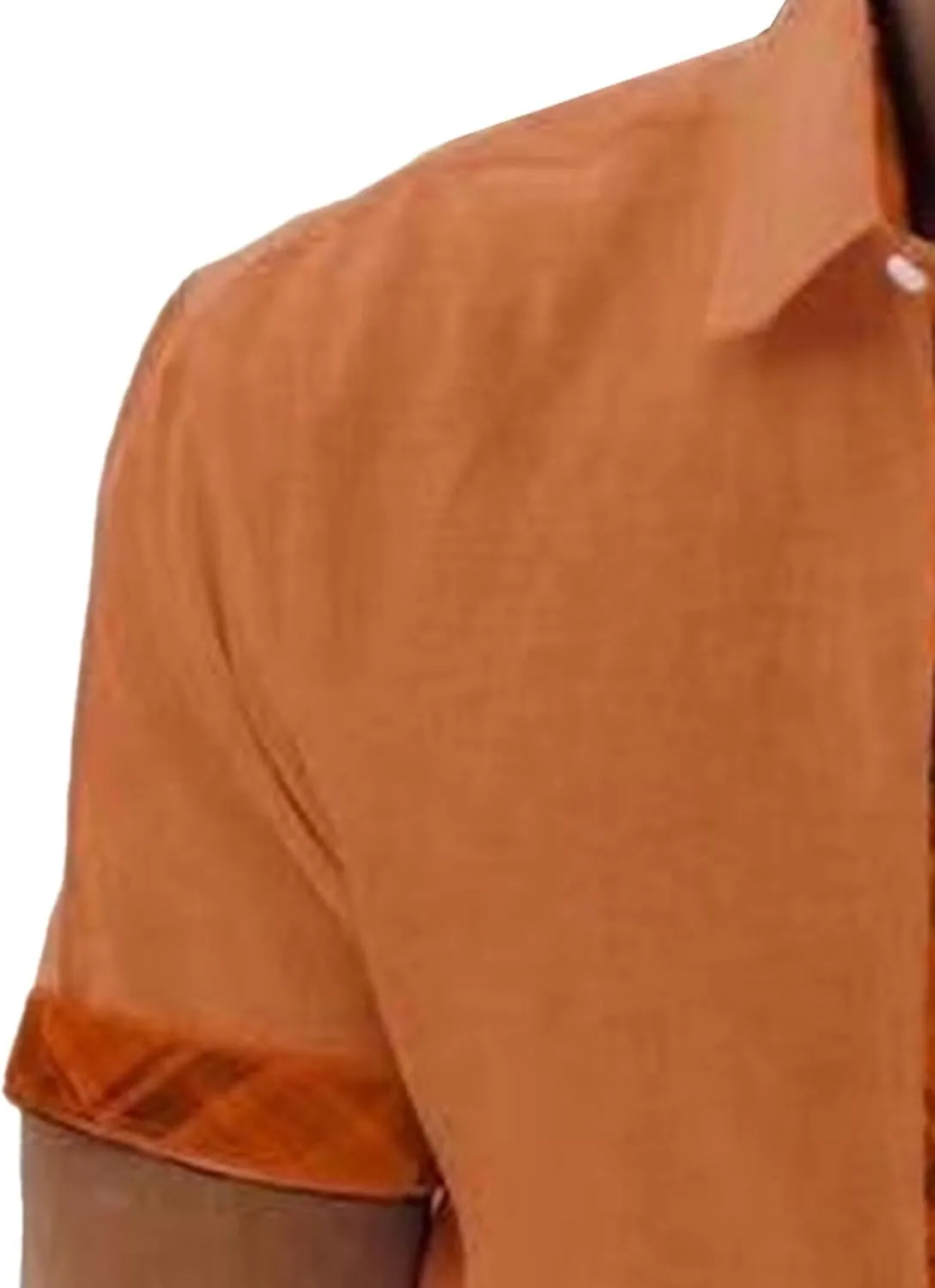Men's Casual Short Sleeve Button Down Shirts Summer Cotton Linen Shirts Lightweight Breathable Summer Tops