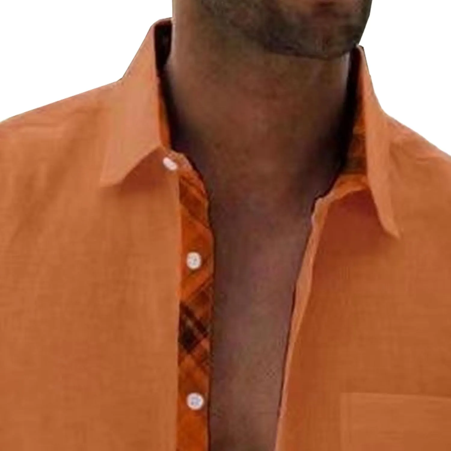 Men's Casual Short Sleeve Button Down Shirts Summer Cotton Linen Shirts Lightweight Breathable Summer Tops