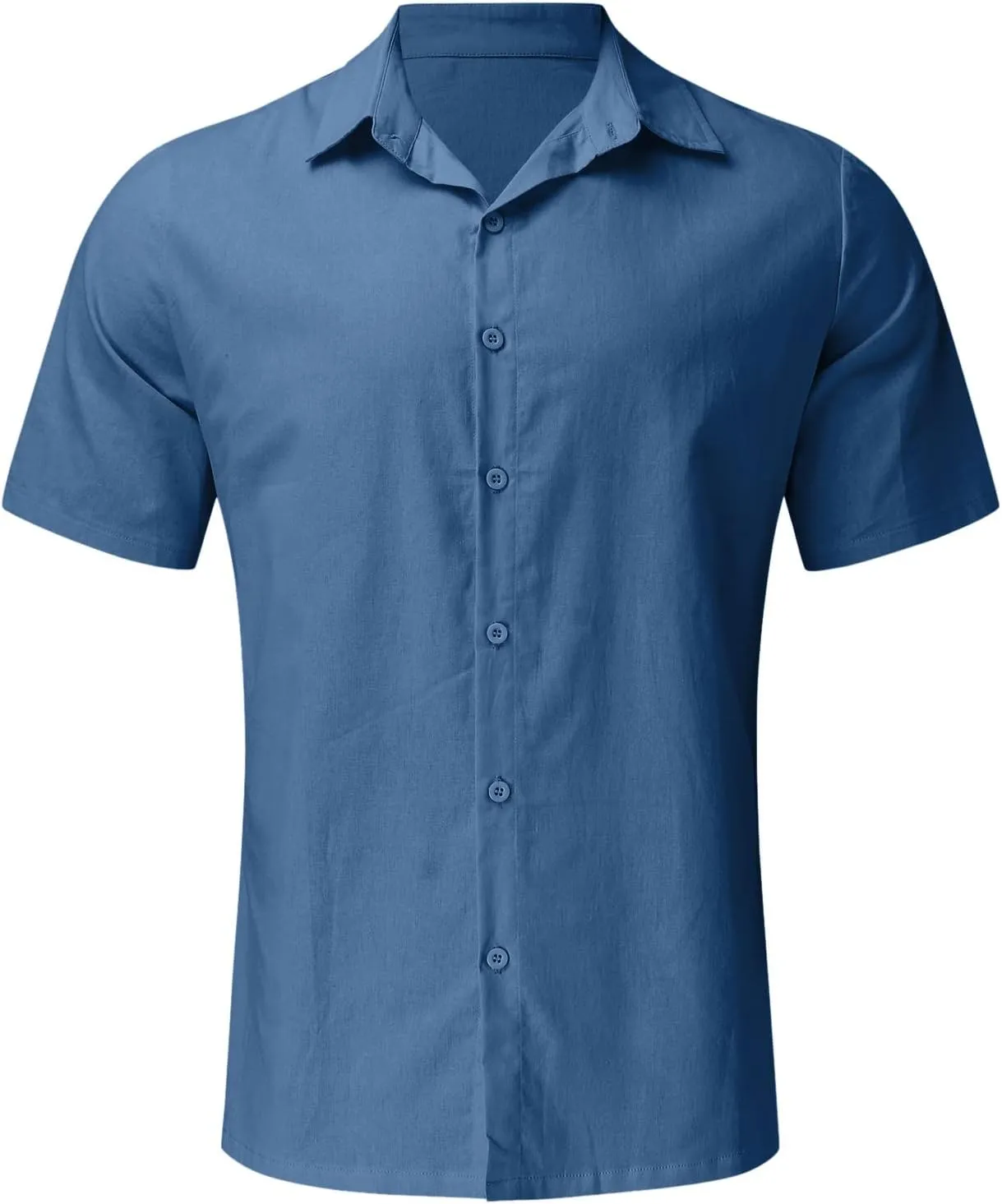 Men's Hawaiian Short Sleeve Shirts Summer Casual Button Down Shirts Lightweight Holiday Beach Loose Fit Hiipie Shirt