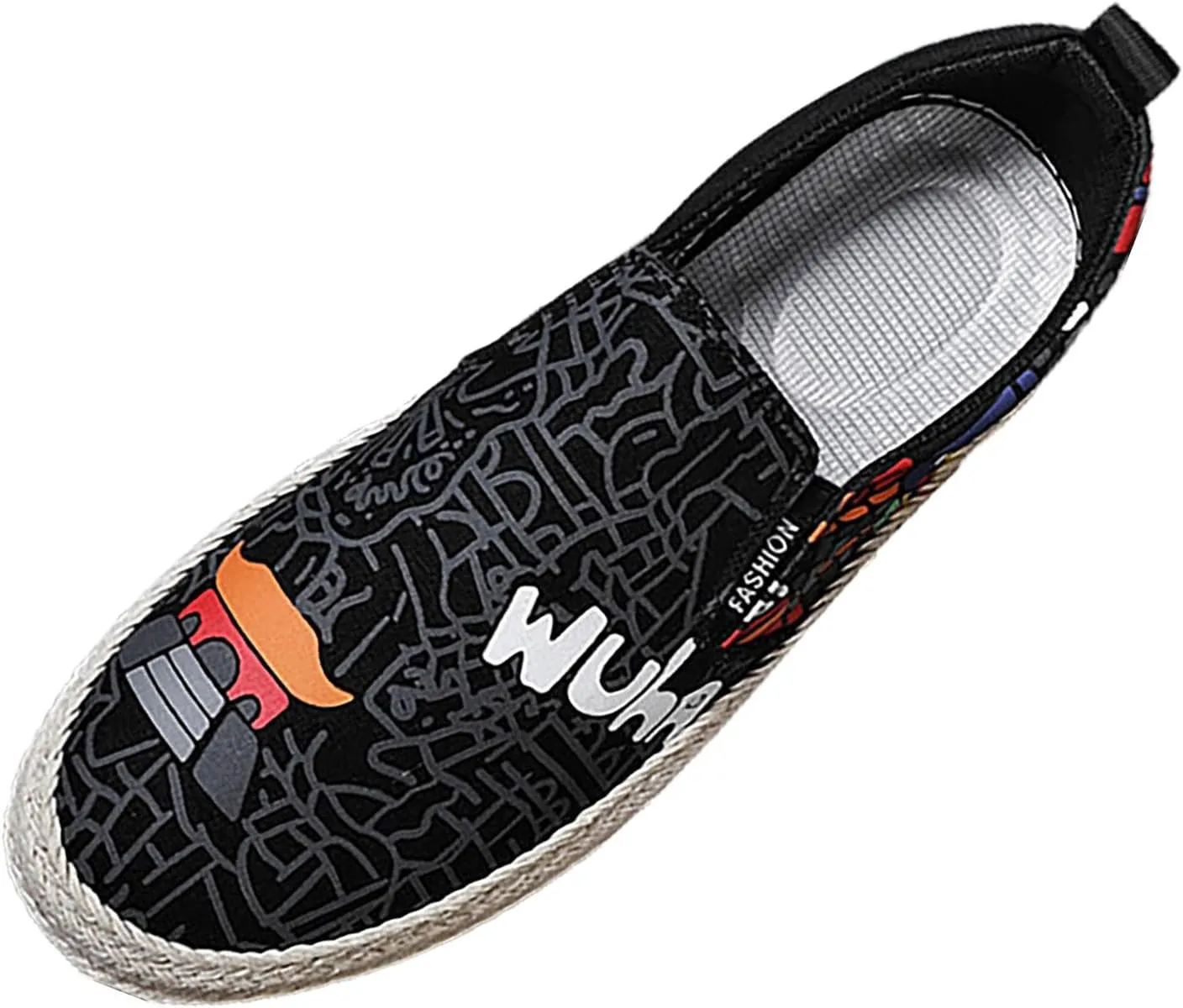 Mens Loafers & Slip-Ons Canvas Men's Shoes Spring Autumn Breathable Casual Flat Shoe Cover Wearing Linen Casual