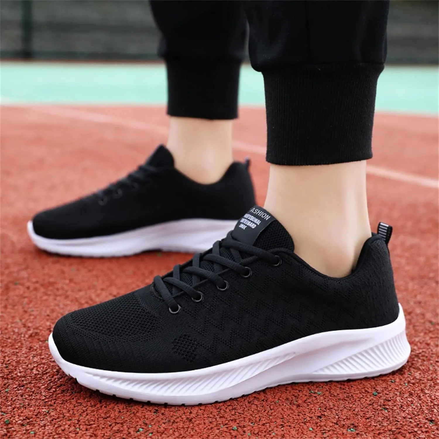 Mens Loafers & Slip-Ons Fashion Four Seasons Men Mesh Breathable Lace Up Flat Lightweight Comfortable Casual