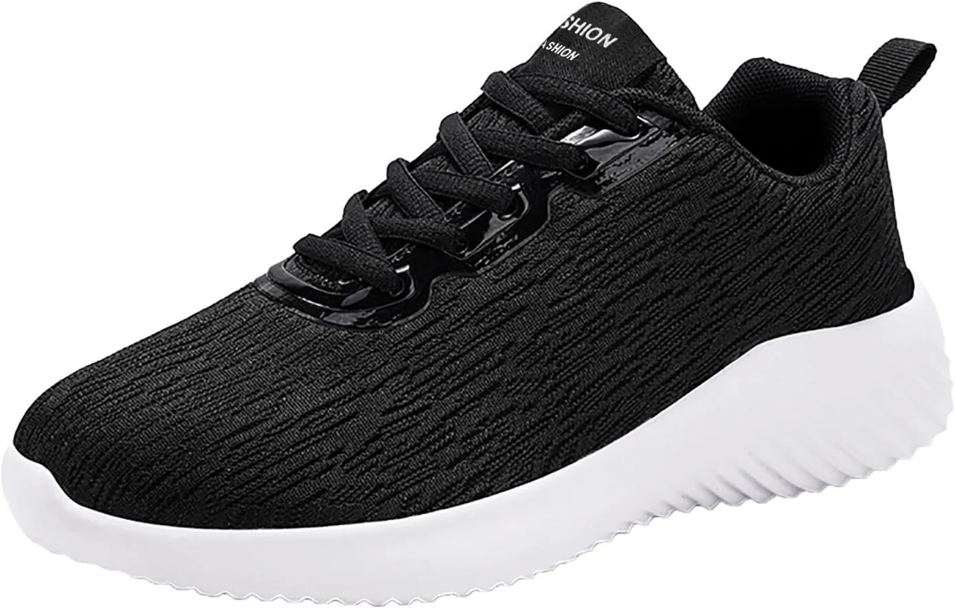 Mens Loafers & Slip-Ons Fashion Men Mesh Casual Sport Shoes Lace Up Solid Color Running Breathable Soft Bottom