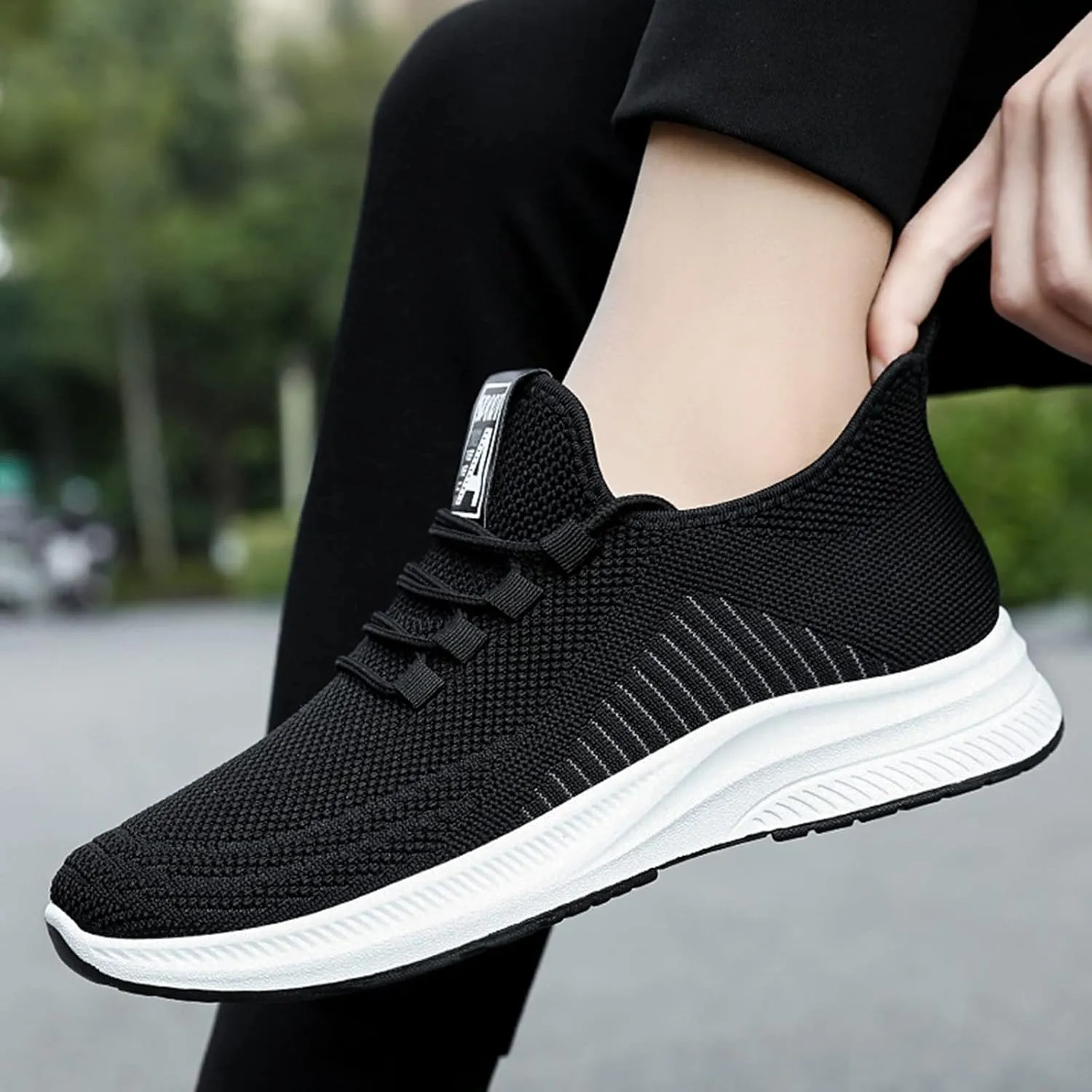 Mens Loafers & Slip-Ons Men Autumn and Winter Comfortable Fashion Lightweight Breathable Soft Solid Color Slip On