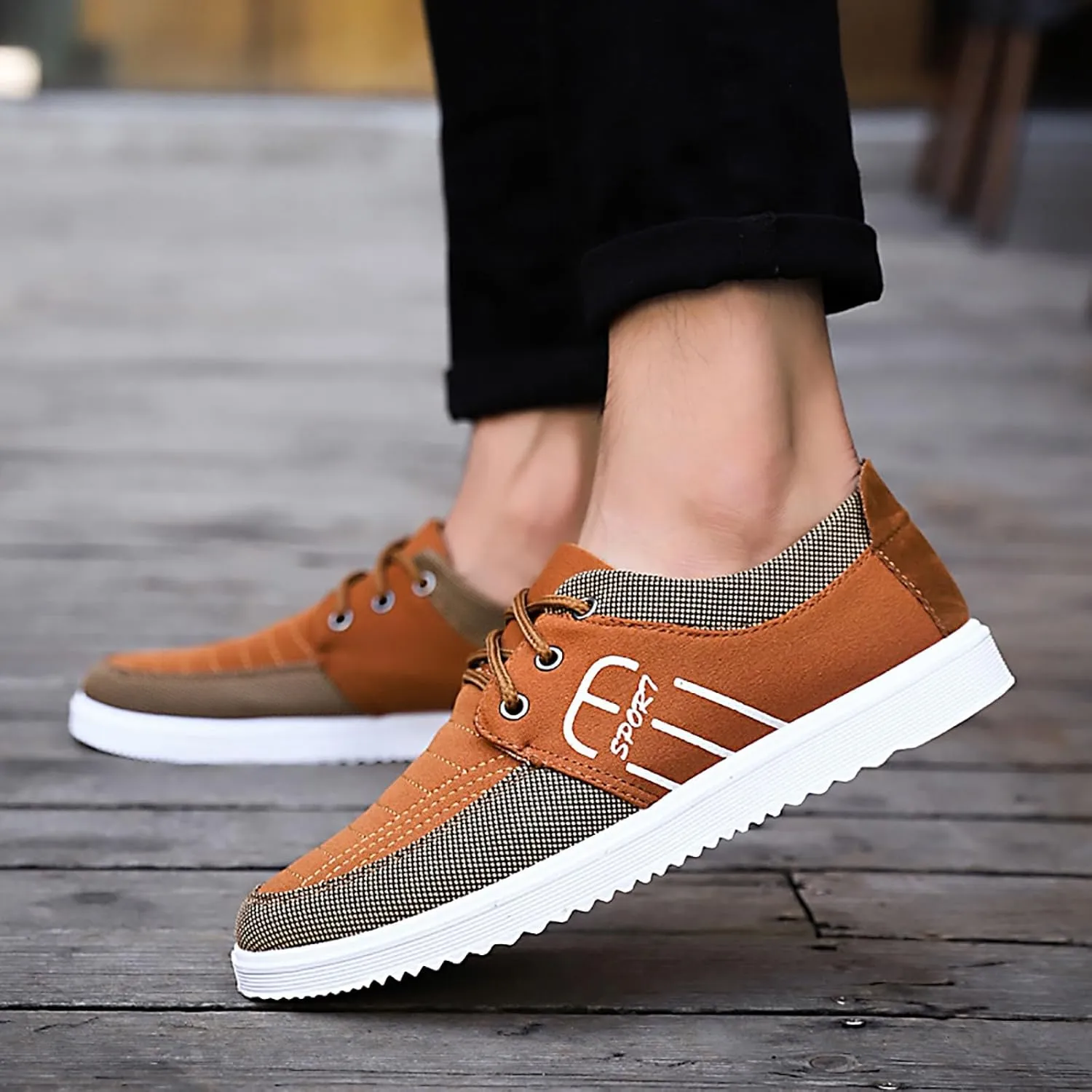 Mens Loafers & Slip-Ons Men Shoes Comfortable Soft Sole Casual Shoes Fashionable Canvas Breathable Casual Shoes