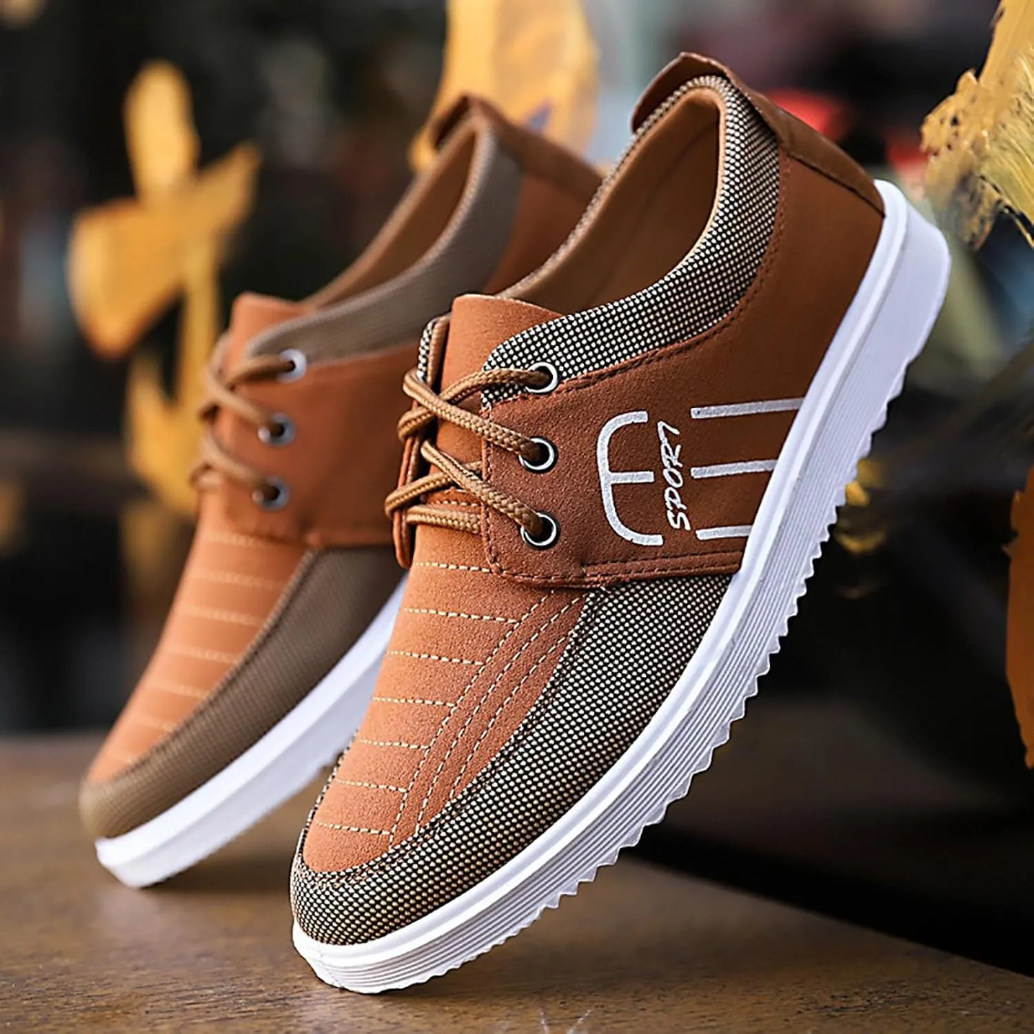 Mens Loafers & Slip-Ons Men Shoes Comfortable Soft Sole Casual Shoes Fashionable Canvas Breathable Casual Shoes