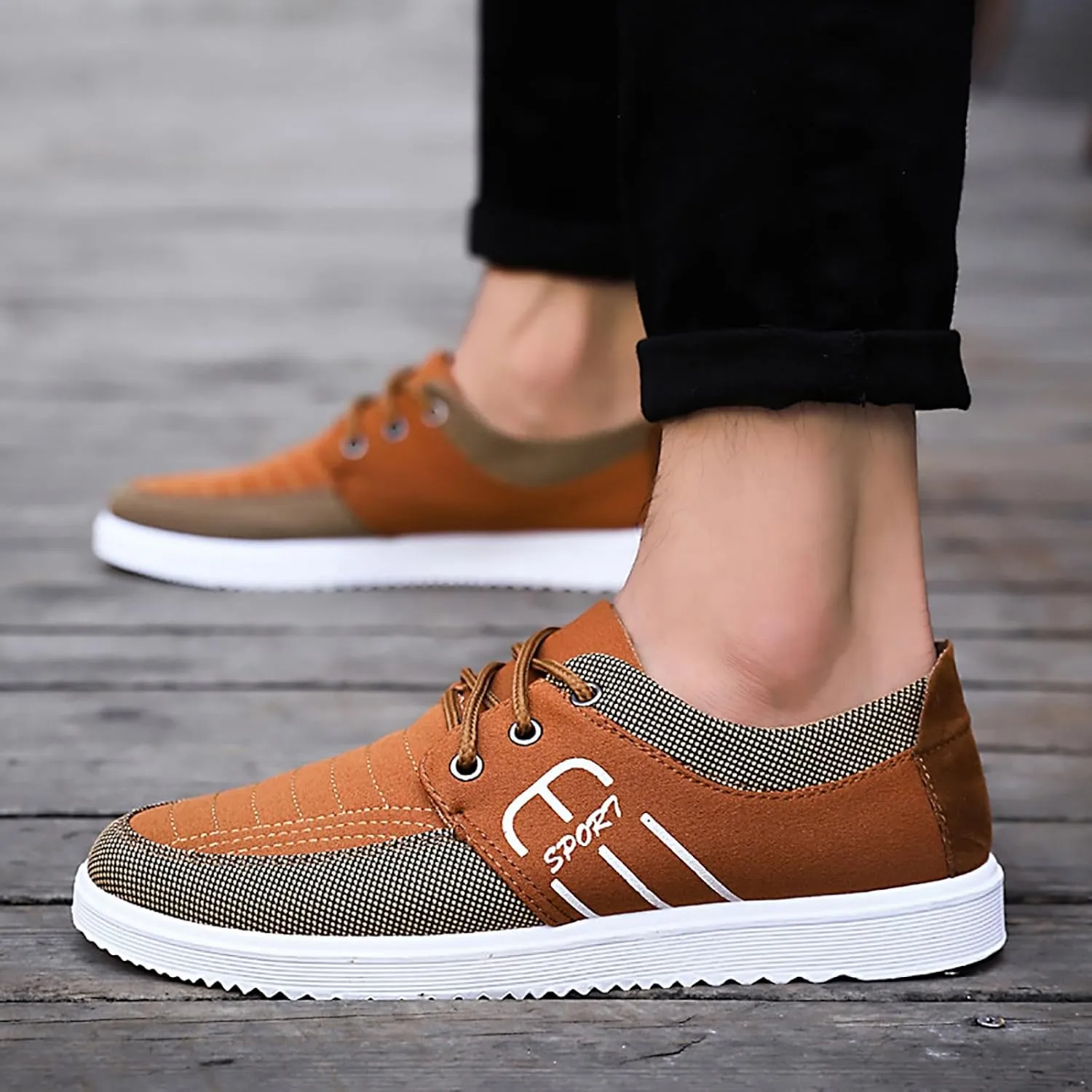 Mens Loafers & Slip-Ons Men Shoes Comfortable Soft Sole Casual Shoes Fashionable Canvas Breathable Casual Shoes