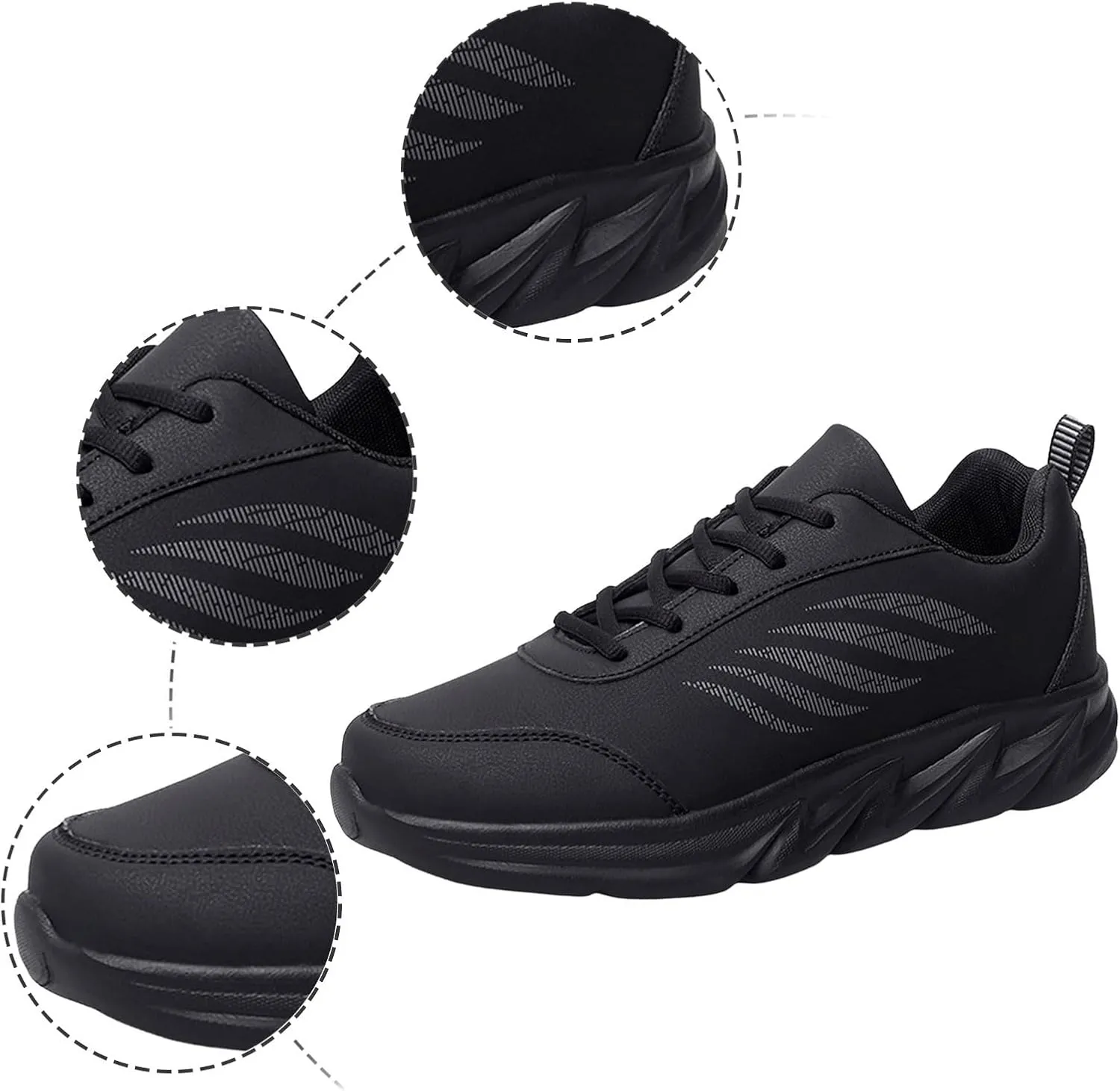 Mens Loafers & Slip-Ons Men Sports Shoes Fashionable New Pattern Simple Color Matching Round Toe Lace Up Flat