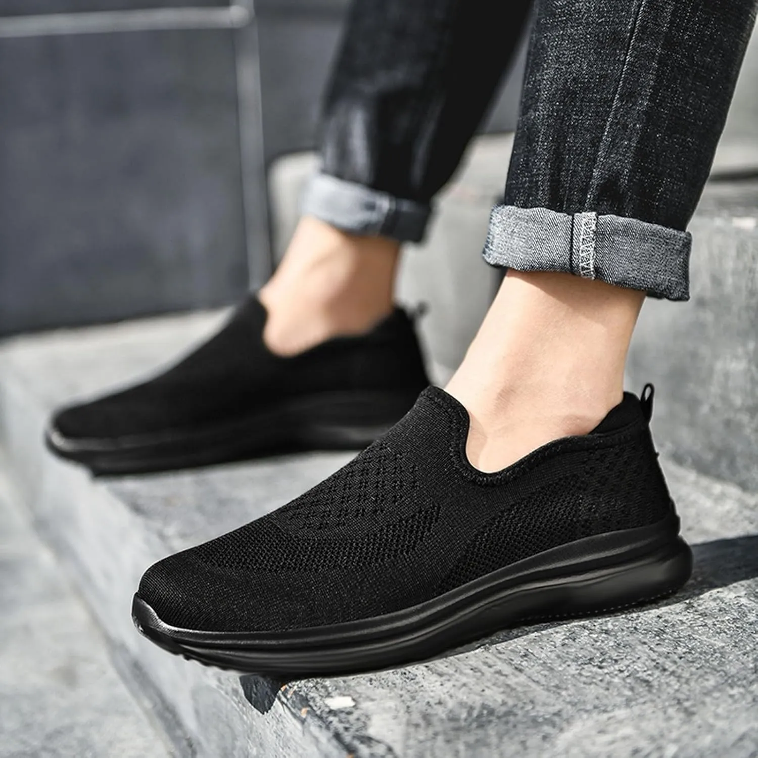 Mens Loafers & Slip-Ons Mens Large Size Loafers Outdoor Casual Running Shoes One Stirrup Loafers Sneakers