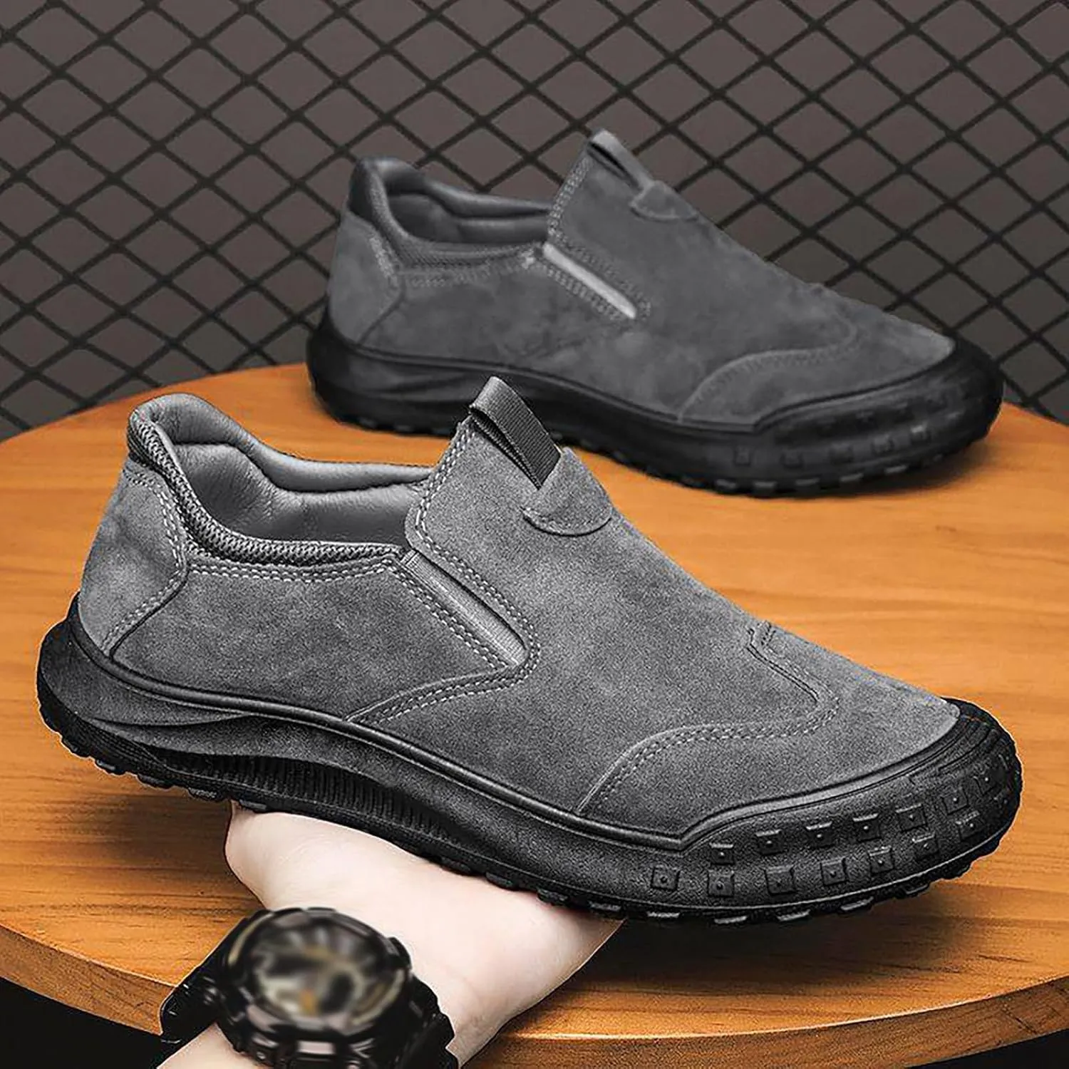 Mens Loafers & Slip-Ons Men's Shoes Autumn and Winter New Outdoor Versatile Sports Breathable Men's Shoes