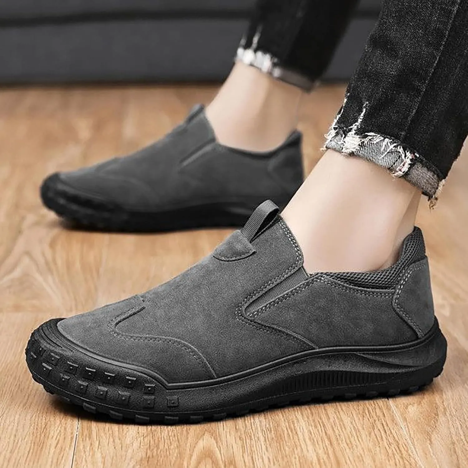 Mens Loafers & Slip-Ons Men's Shoes Autumn and Winter New Outdoor Versatile Sports Breathable Men's Shoes