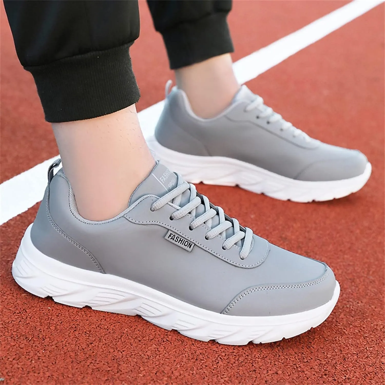 Mens Loafers & Slip-Ons Mens Shoes Large Size Casual Leather Laace Up Solid Color Casual Fashion Simple Shoes