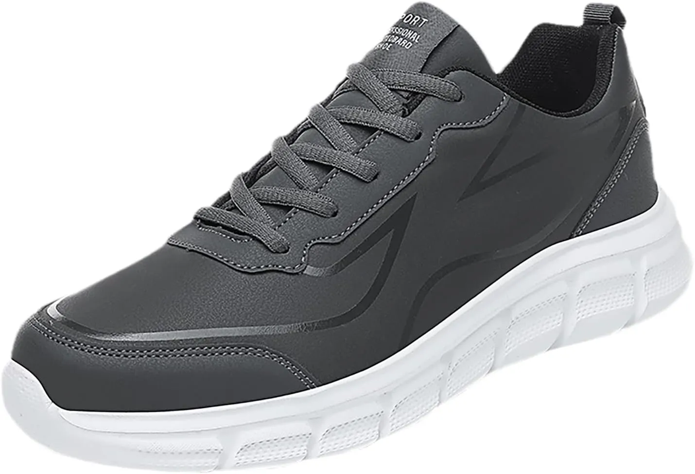 Mens Loafers & Slip-Ons Outdoor Men Mountaineering Casual Sport Shoes Lace Up Solid Color Running Breathable Soft