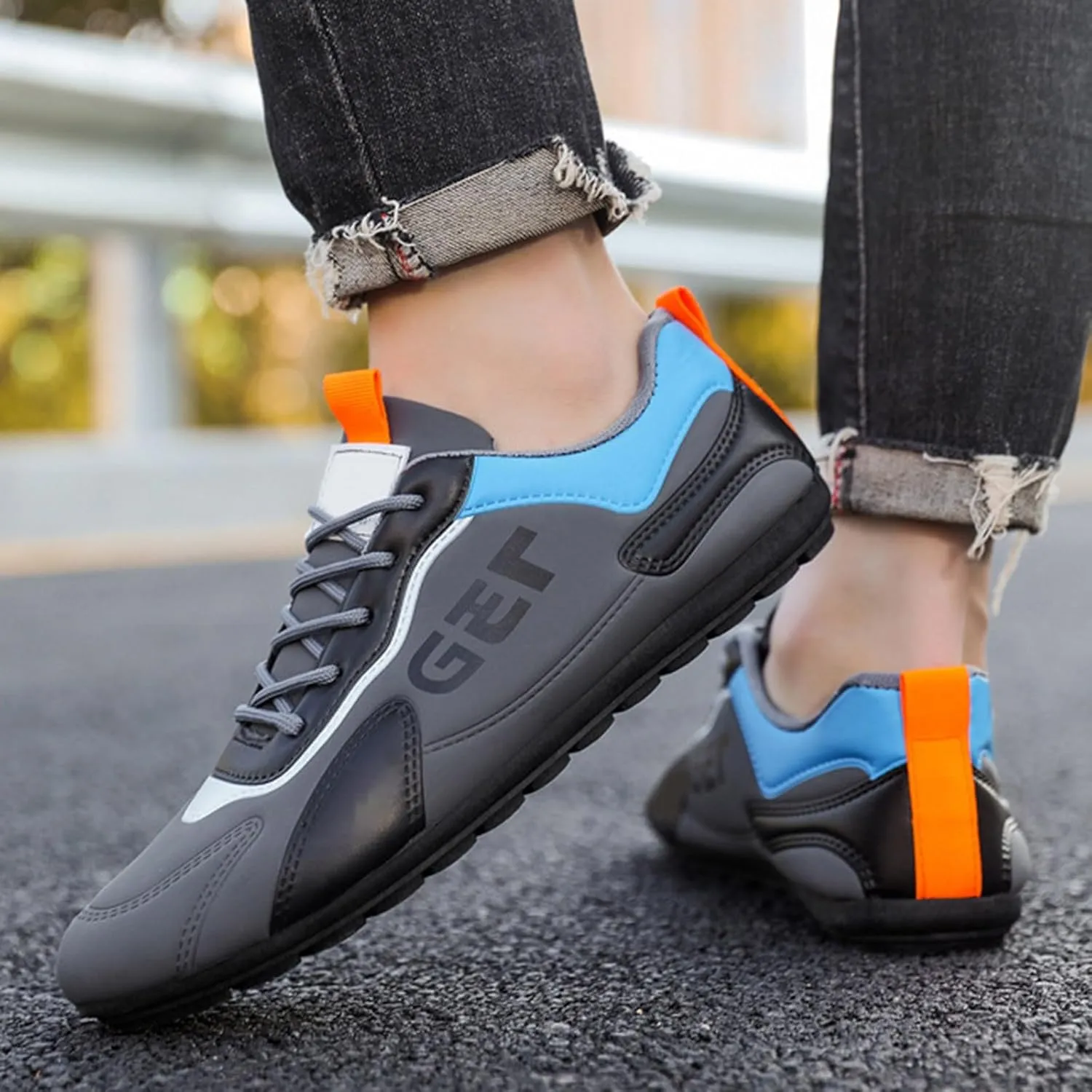 Mens Loafers & Slip-Ons Spring New Men's Shoes Fashionable Casual Sneakers Men's Slip On Running Sneakers for Men