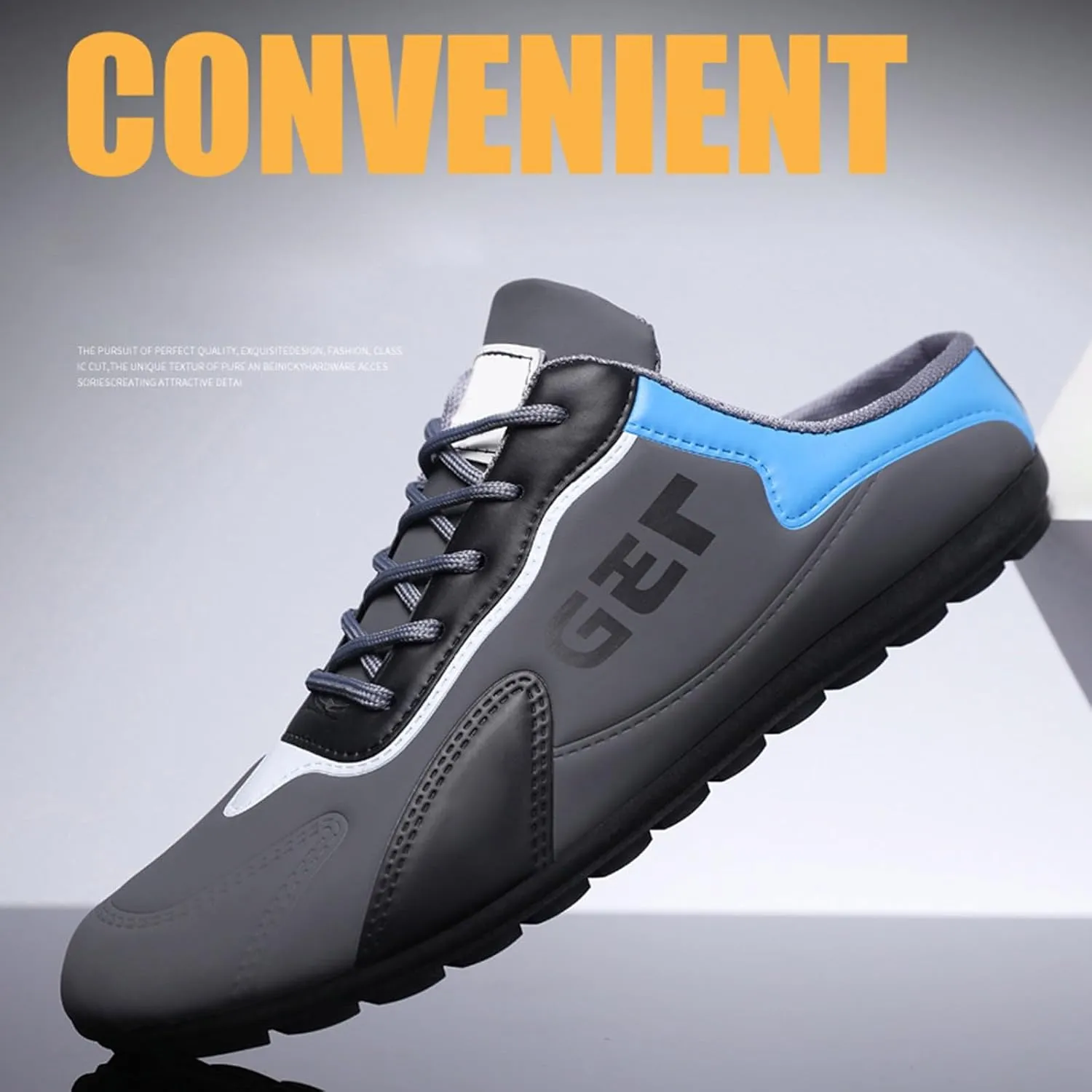 Mens Loafers & Slip-Ons Spring New Men's Shoes Lazy Slip Ons and Half Slippers Foreign Trade Men's Casual Shoes