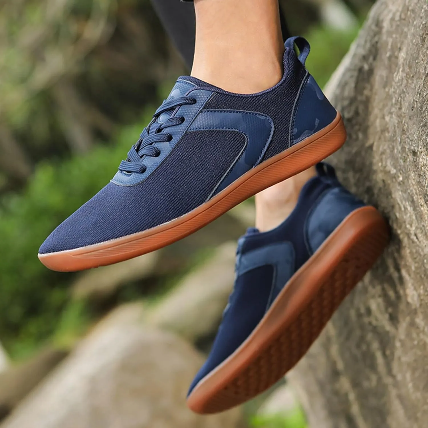 Mens Loafers & Slip-Ons Unisex Thin Soled Wide Last Casual Sneakers Light-Weight Walking Shoes Comfortable