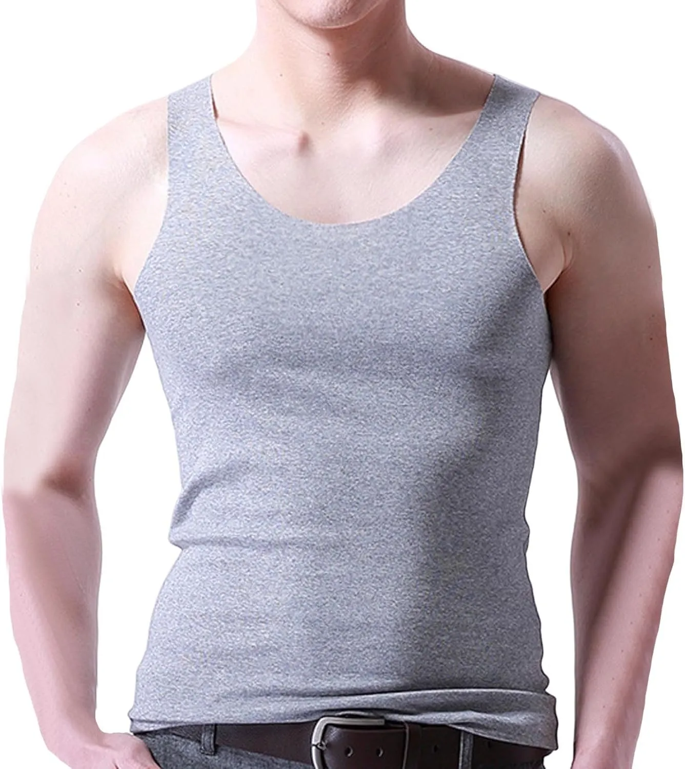 Men's Quick Dry Workout Tank Tops Breathable Gym Sleeveless Muscle Shirts for Active Men Summer Beach Bodybuilding