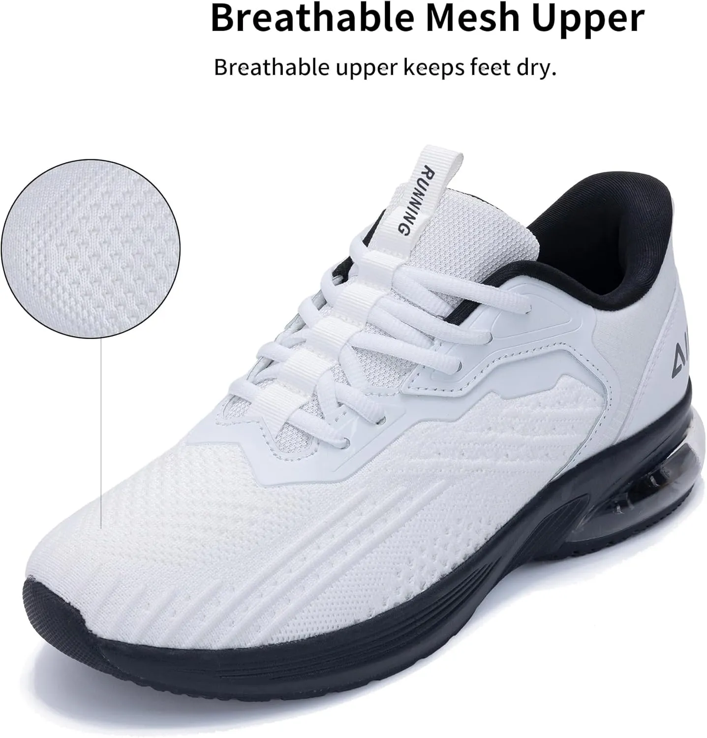 Mens Running Shoes Tennis Sneakers Sport Athletic Sneakers for Gym Jogging Fitness Walking