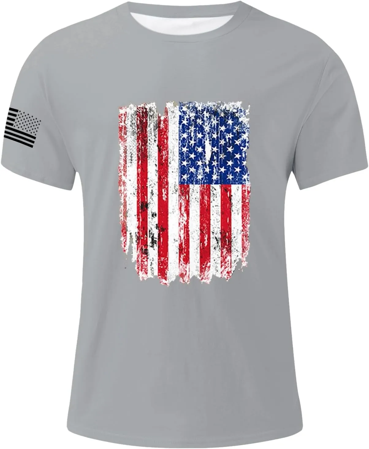 Mens T Shorts Men's Everyday Soft Crewneck T-Shirt Tee Long Shirts Athletic Large for Men Shirt Knit Tri-Blend