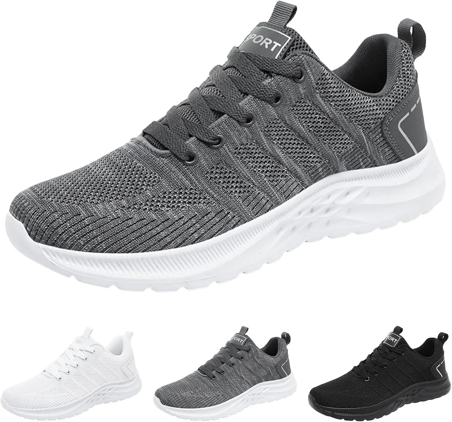 Mens Walking Shoes Mens Casual Sneakers Non Slip Shoes Running Shoe Mens Sport Shoes Men's Casual Athletic Shoes