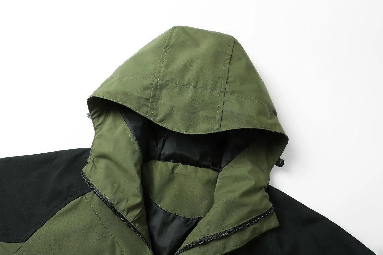 Mens Waterproof Jackets Lightweight Windbreaker Mountain Sport Jacket Outdoor Raincoat with Hood