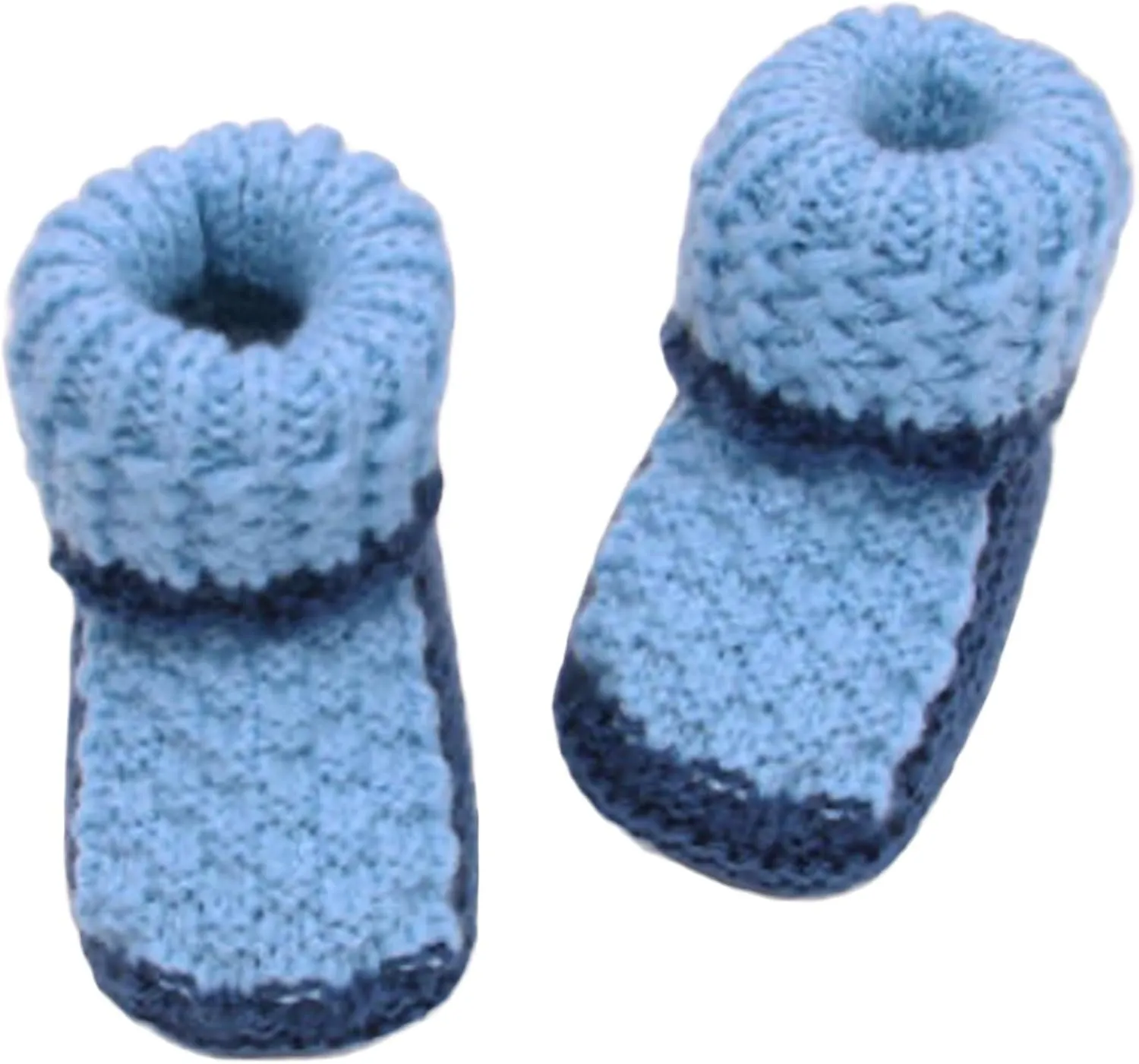 Newborn Knit Booties Soft Baby Boots for Infant Boys Girls No-Slip Soft First Walking Shoes Home Indoor Sock Shoes Infant Snow Boots