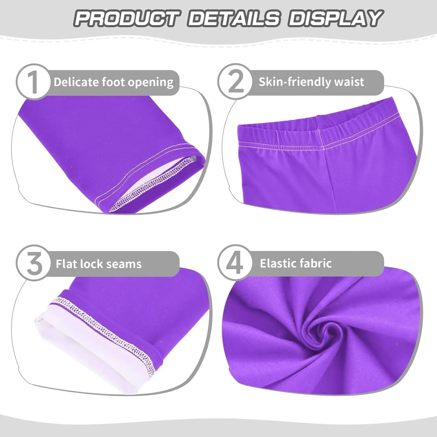 Pastel Rainbow Gradient Little Girls Leggings, Athletic Pants for Girls, Girls Stretch Pants Yoga Pants Girls 4T-10T