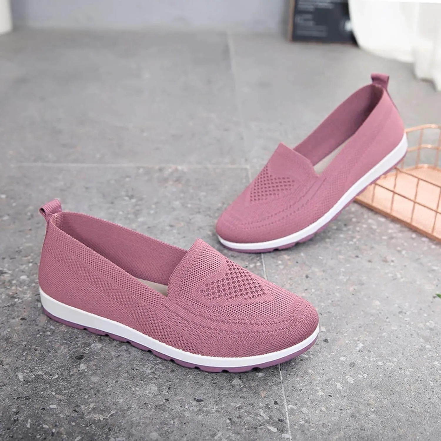 Plantar Fasciitis Shoes Women Slip Ons Slip On Walking Shoes for Women Wide Gym Shoes Women Weightlifting and Running Womens Running Shoes Women's Slip Resistant Work Shoes in Black