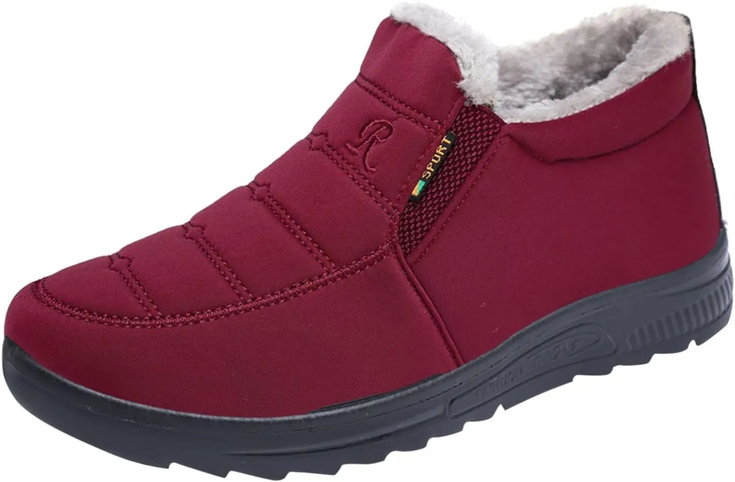 Platform Snow Boots Women Winter Shoes Ankle Boots for Women Fleece Lined Warm Boots Water-Proof Anti-Slip Shoes Comfortable Boots for Women Slip On Outdoor Shoes Walking Boot Work Boots