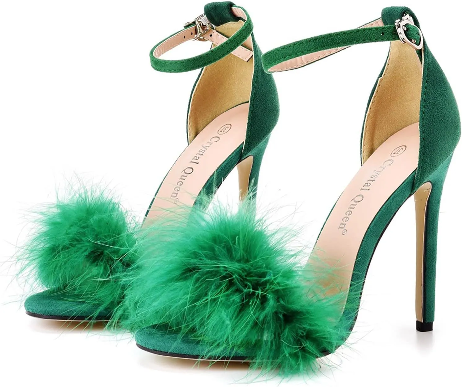 Pumps Block Heels Open Toe Ankle Strap Stylish Heeled Sandals Clear Heels Women's Lace Up Heeled Sandals