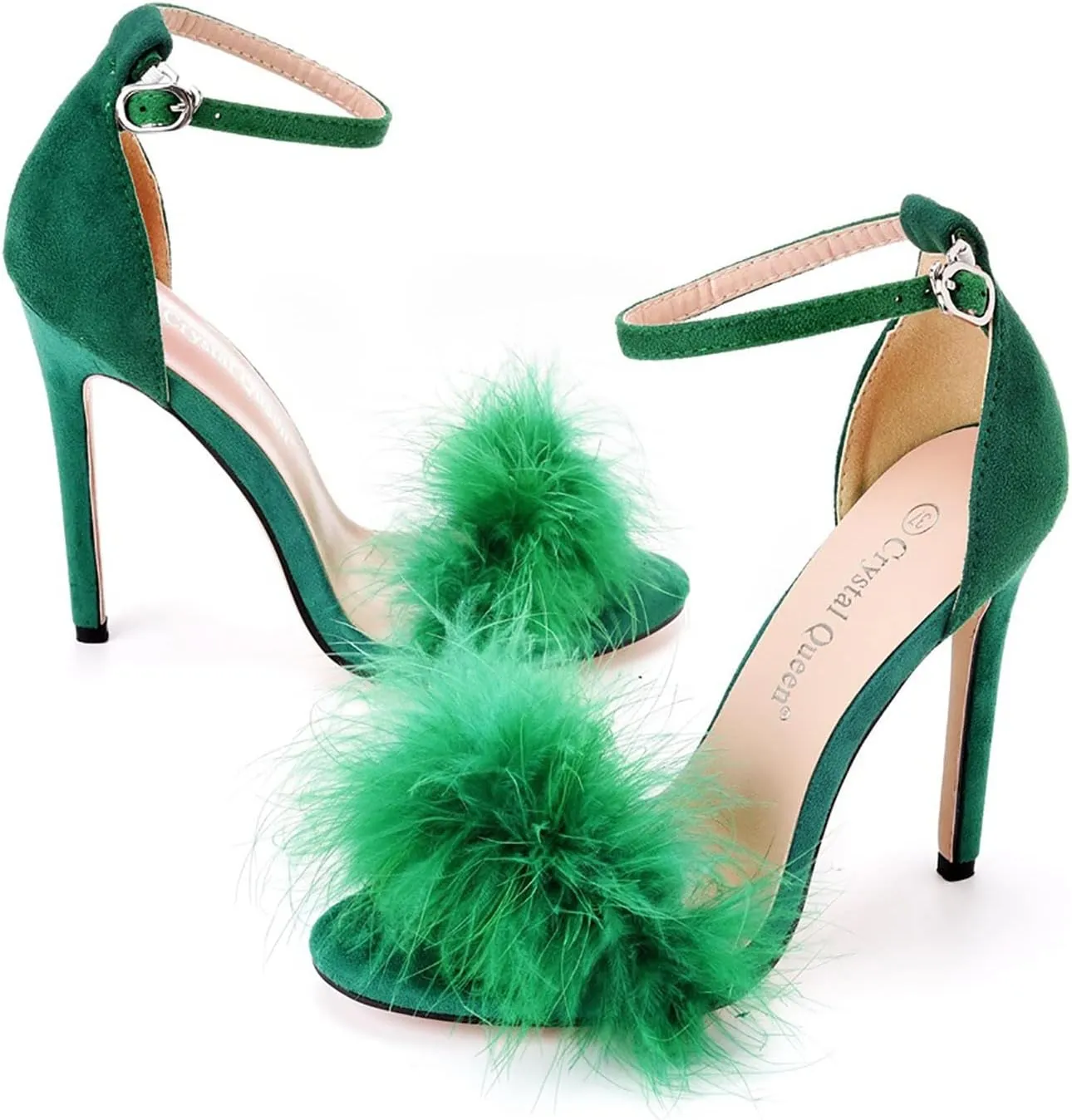 Pumps Block Heels Open Toe Ankle Strap Stylish Heeled Sandals Clear Heels Women's Lace Up Heeled Sandals