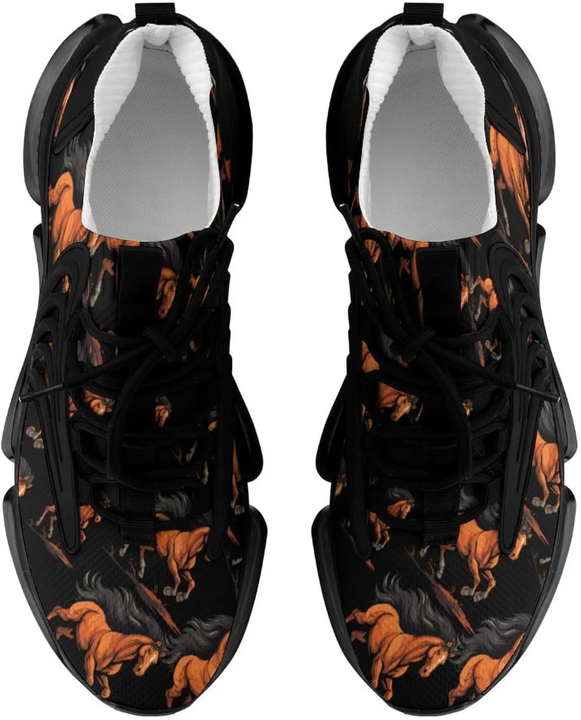 Running Horse Mens Sneakers Running Shoes Lightweight Athletic Shoes for Jogging Walking Gym