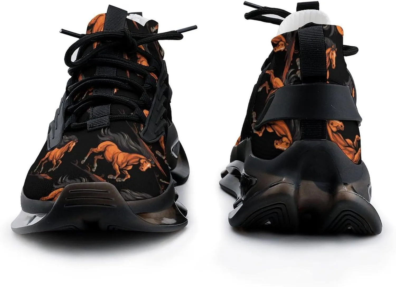 Running Horse Mens Sneakers Running Shoes Lightweight Athletic Shoes for Jogging Walking Gym