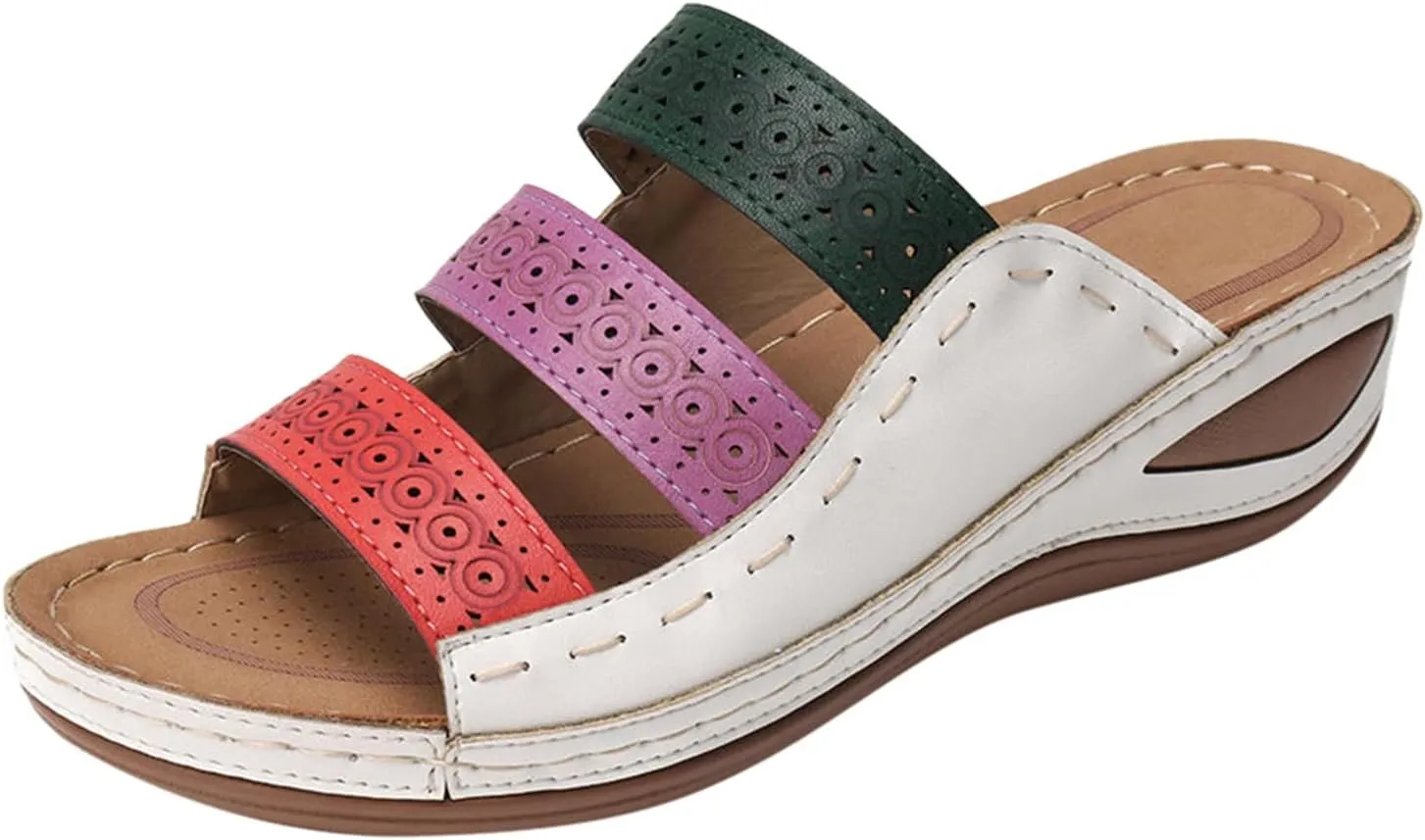 Sandals for Women Dressy Summer Women's Bohemia Dressy Summer Sandals Flat Gladiator Sandals Open Toe Dress Shoes
