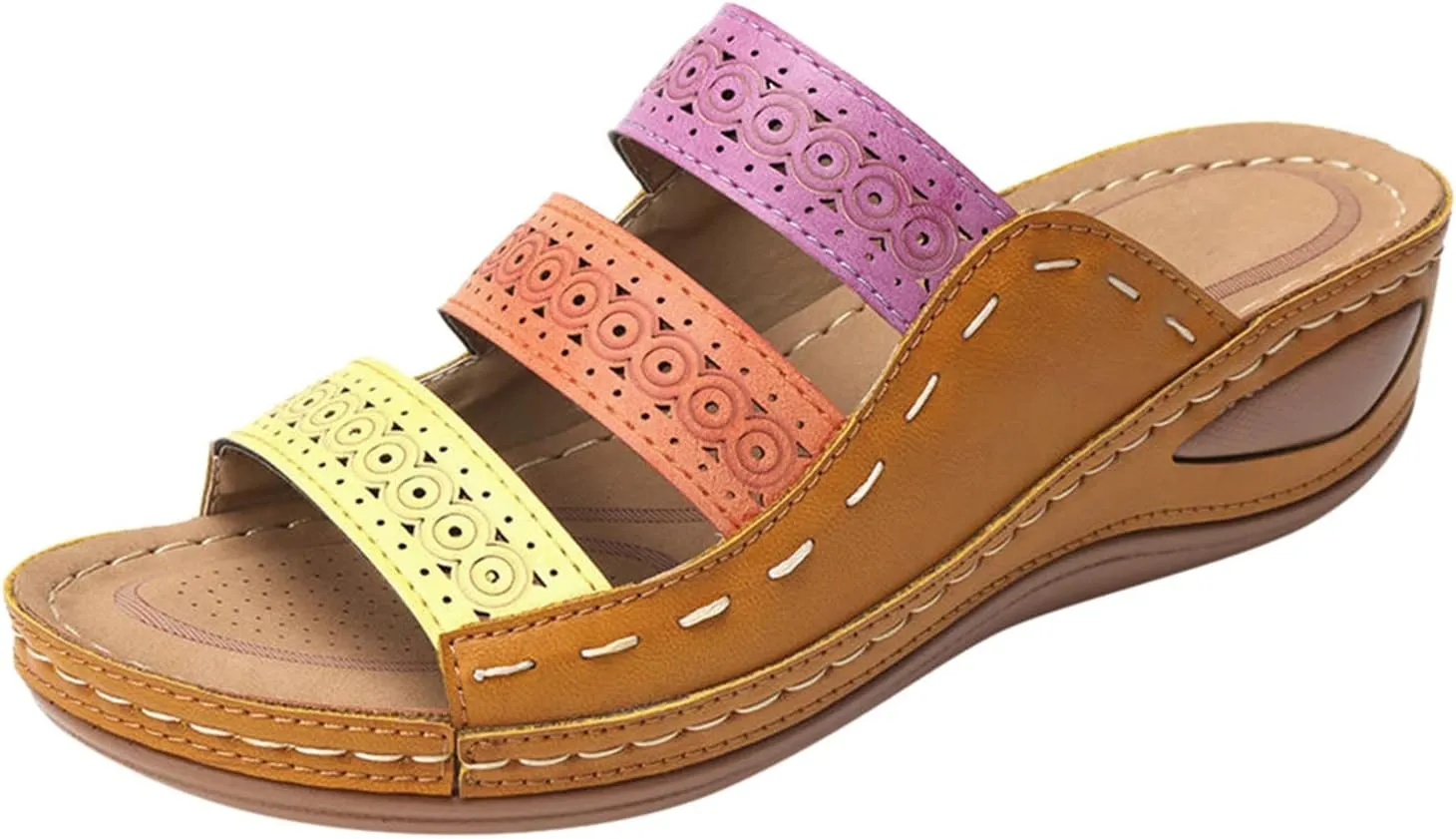 Sandals for Women Dressy Summer Women's Bohemia Dressy Summer Sandals Flat Gladiator Sandals Open Toe Dress Shoes